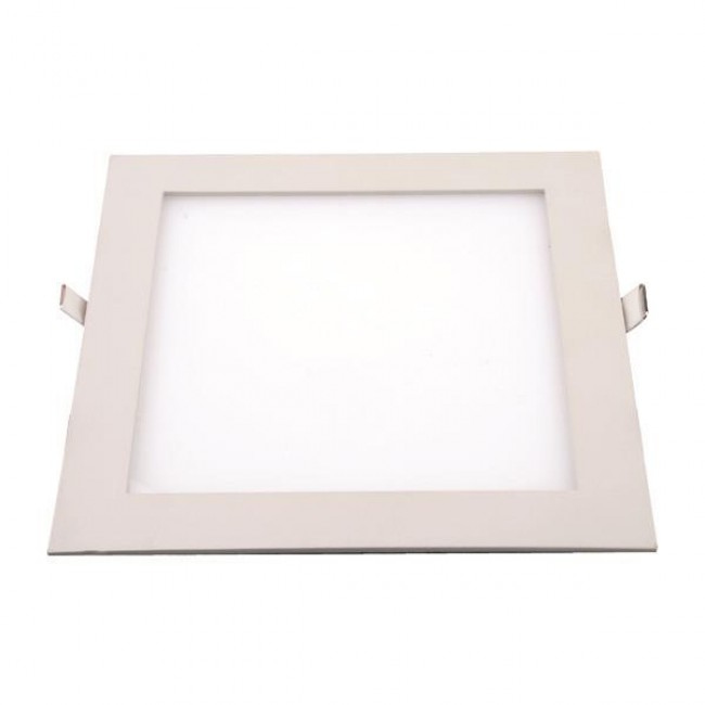 Φωτιστικό εξωτερικό από αλουμίνιο/πλαστικό σε λευκό χρώμα LED SLIM 225Χ225 20W 6500K