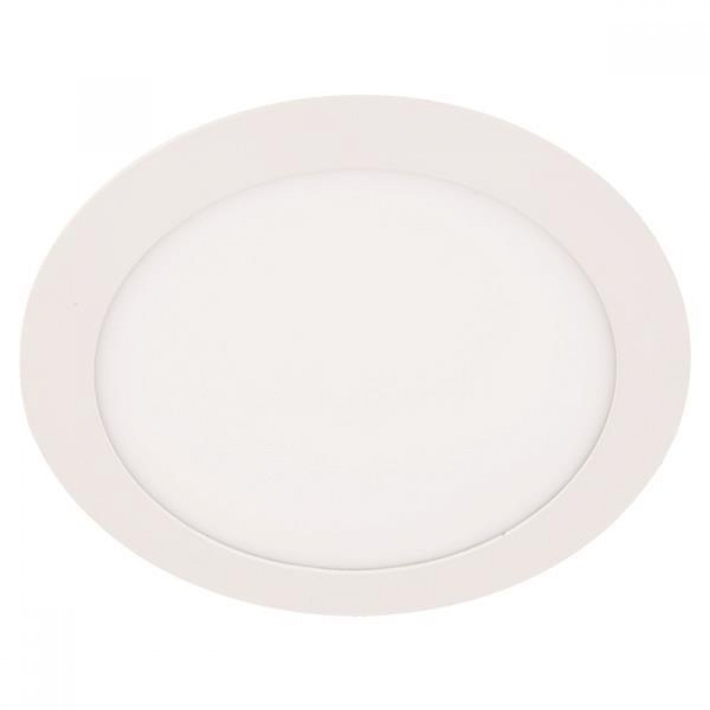 Φωτιστικό χωνευτό από αλουμίνιο/πλαστικό σε λευκό χρώμα LED SLIM Φ120 6W 4000K