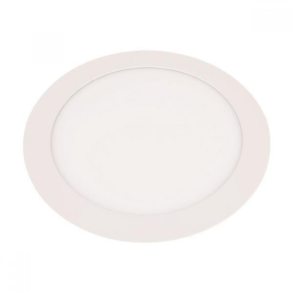 Φωτιστικό χωνευτό από αλουμίνιο/πλαστικό σε λευκό χρώμα LED SLIM Φ145 9W 6500K