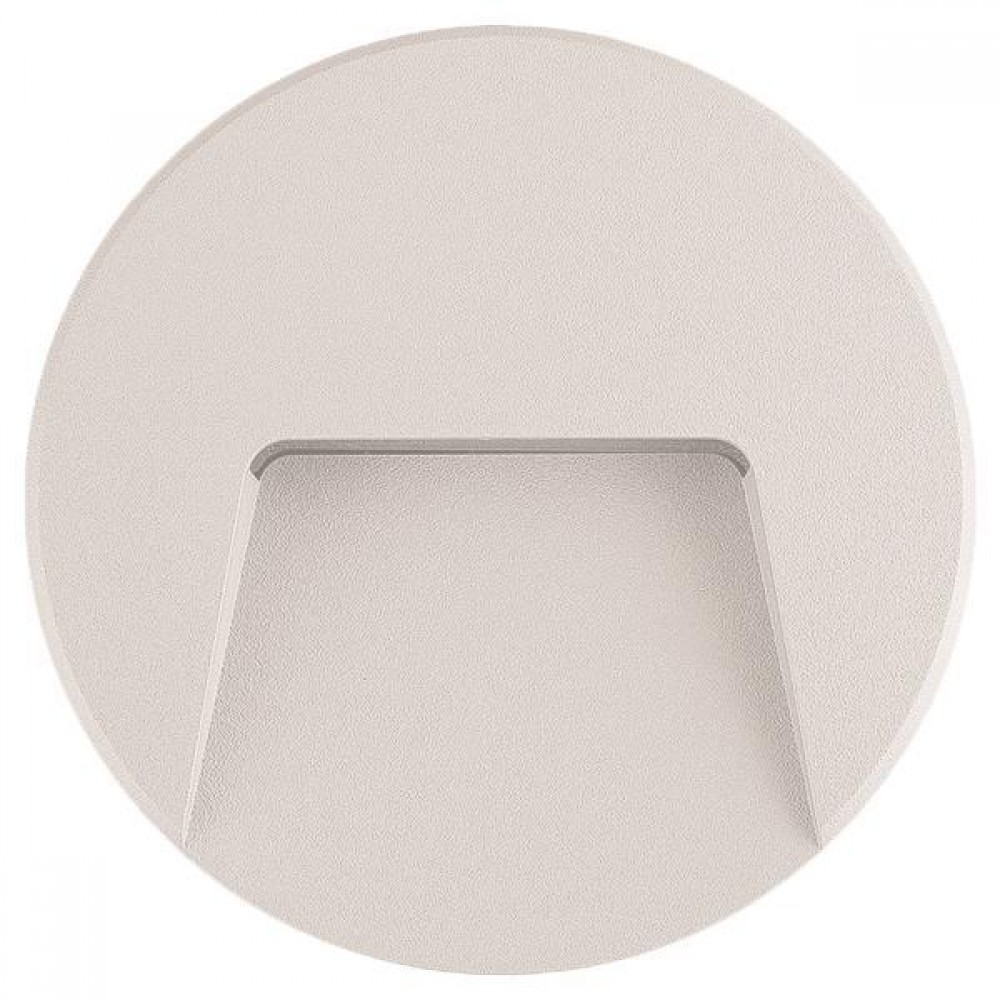 Φωτιστικό τοίχου από πλαστικό/ABS σε λευκό χρώμα SLIM LED 3W IP65 220-240V Φ135