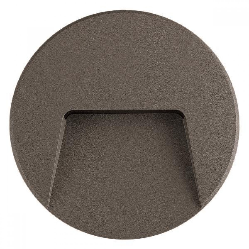 Φωτιστικό τοίχου από πλαστικό/ABS σε γραφίτη χρώμα SLIM LED 3W IP65 220-240V Φ135