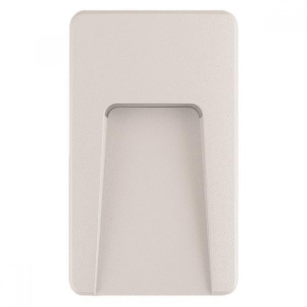 Φωτιστικό τοίχου από πλαστικό/ABS σε λευκό χρώμα SLIM LED 3W IP65 230V 90X150