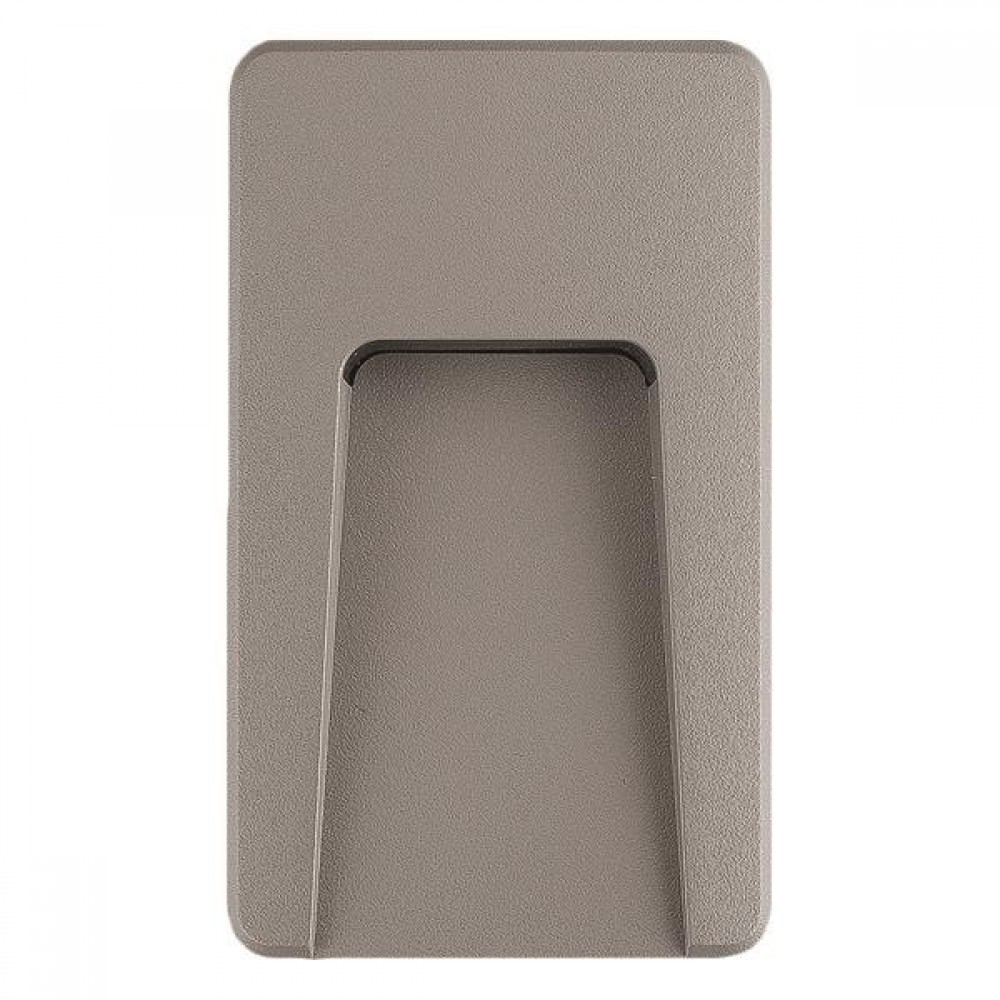 Φωτιστικό τοίχου από πλαστικό/ABS σε γκρι χρώμα SLIM LED 3W IP65 230V 90X150