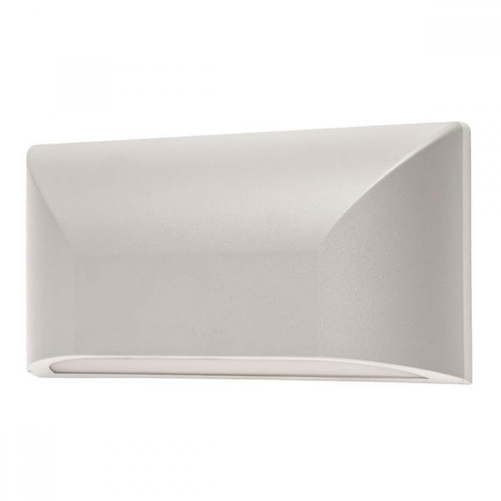 Απλίκα από PC/ABS σε λευκό χρώμα LED SLIM 6W IP65 220-240V 220X51X113