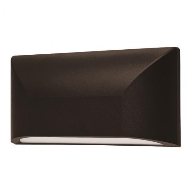 Απλίκα από PC/ABS σε μαύρο χρώμα LED SLIM 6W IP65 220-240V 220X51X113