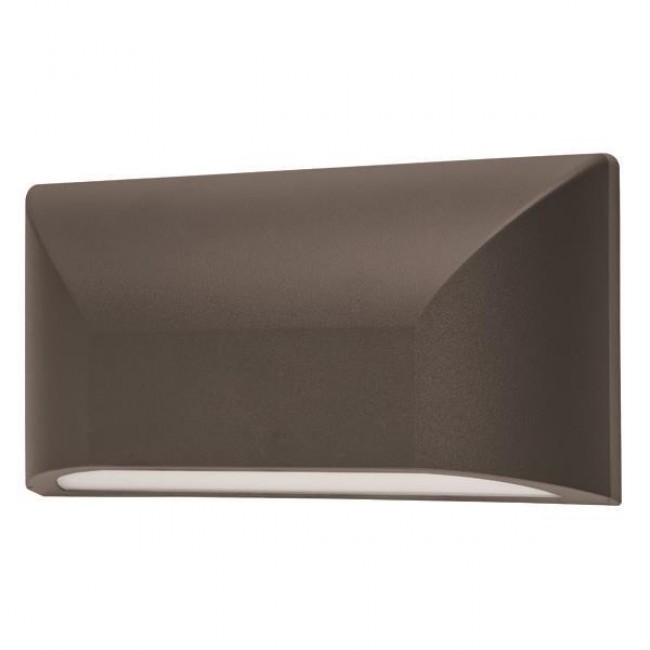 Απλίκα από PC/ABS σε γραφίτη χρώμα LED SLIM 6W IP65 220-240V 220X51X113