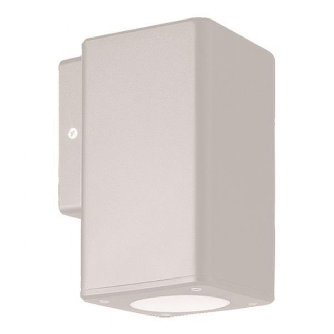 Απλίκα από πλαστικό σε λευκό χρώμα DOWN GU10 9.9x7.6x14.8