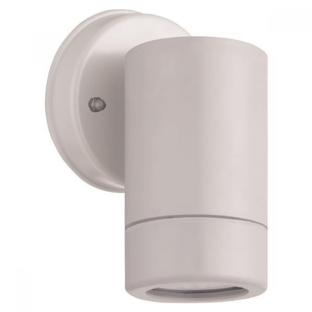 Απλίκα από πλαστικό/PP σε λευκό χρώμα DOWN IP65 GU10 Φ6x10