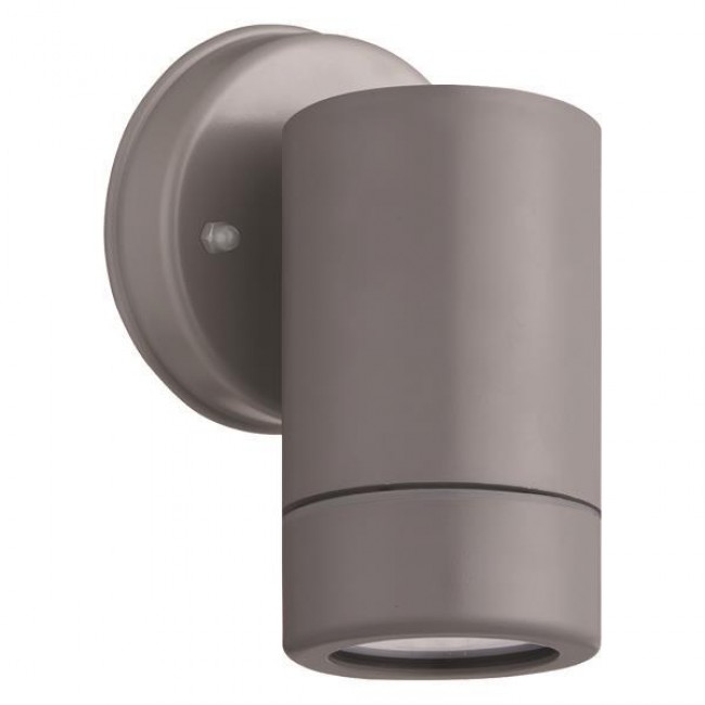 Απλίκα από πλαστικό/PP σε γκρι χρώμα DOWN IP65 GU10 Φ6x10