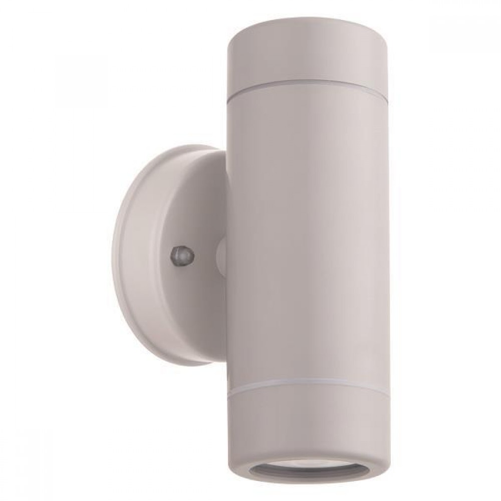 Απλίκα από πλαστικό/PP σε λευκό χρώμα UP-DOWN IP65 GU10 Φ6x15.8