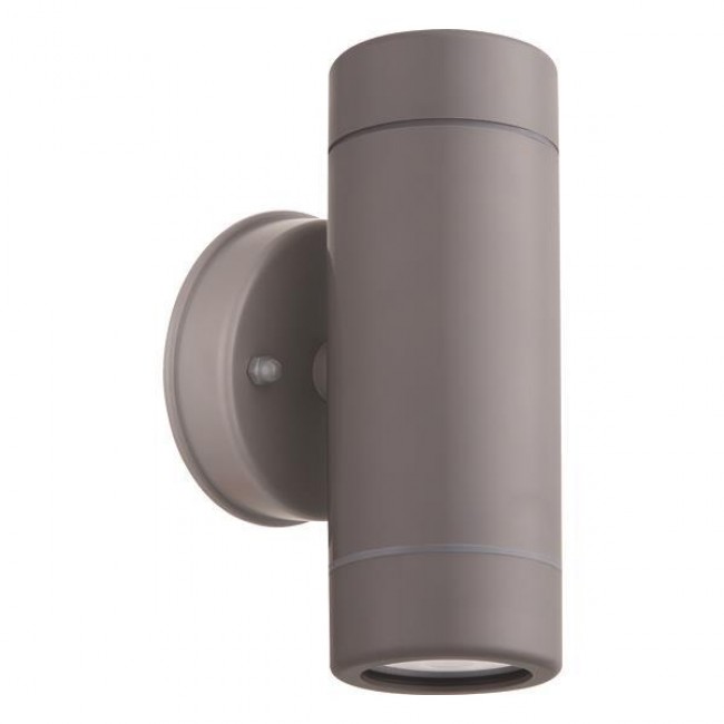 Απλίκα από πλαστικό/PP σε γκρι χρώμα UP-DOWN IP65 GU10 Φ6x15.8