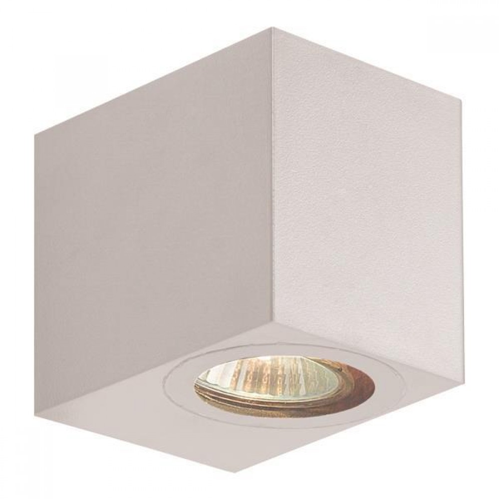 Απλίκα από πλαστικό σε λευκό χρώμα DOWN GU10 IP54 8x7x9.5