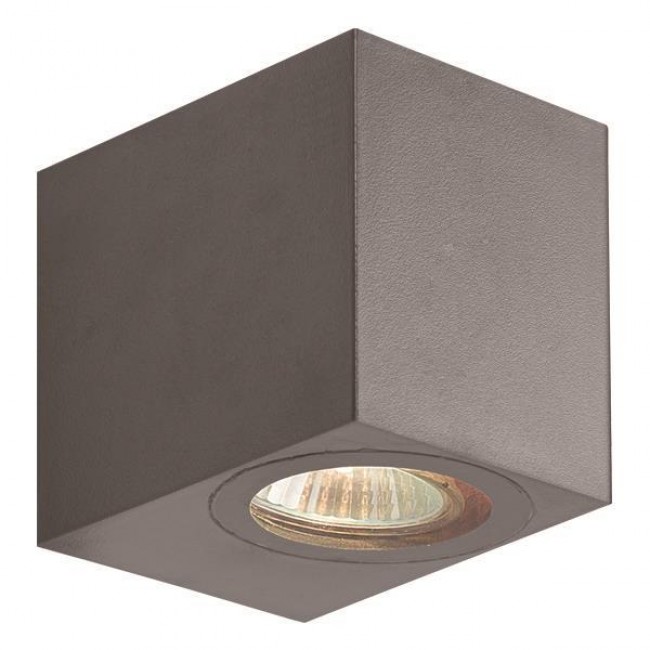 Απλίκα από πλαστικό σε γραφίτης χρώμα DOWN GU10 IP54 8x7x9.5