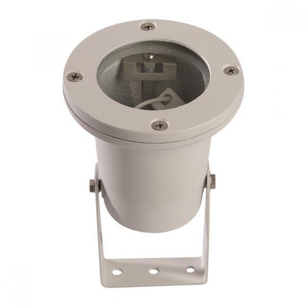 Σποτ κήπου από αλουμίνιο/γυαλί σε λευκό χρώμα MR16 IP65 12V Φ10x15.5