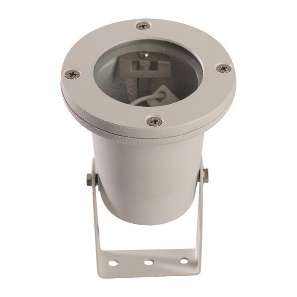 Σποτ κήπου από αλουμίνιο/γυαλί σε λευκό χρώμα MR16 IP65 12V Φ10x15.5