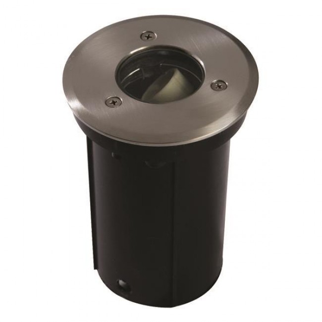 Φωτιστικό χωνευτό από αλουμίνιο σε μαύρο σατινέ χρώμα GU10 IP65 33W Φ11x12.5