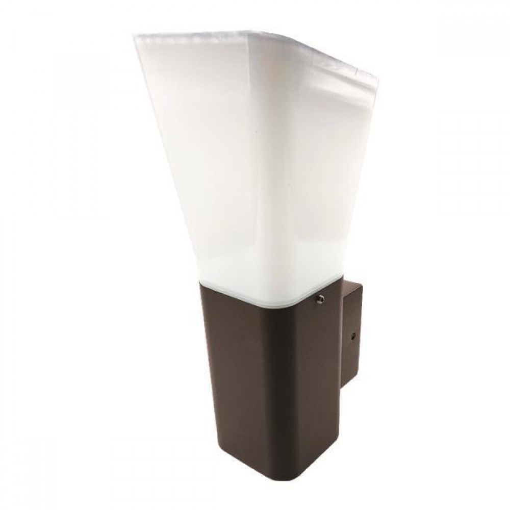 Απλίκα από αλουμίνιο σε γκρι σκούρο χρώμα Ε27 9,6x12,2x25