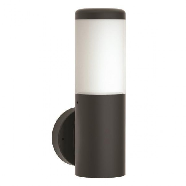 Απλίκα από ABS-γυαλί σε μαύρο χρώμα Ε27 9x13,4x29,6