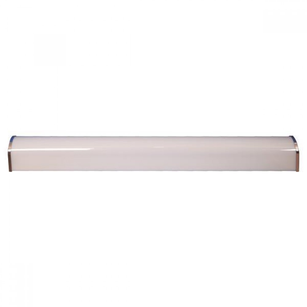 Φωτιστικό μπάνιου "IRON3" από αλουμίνιο/πλαστικό σε νίκελ χρώμα LED 6.5x5.4x60.5