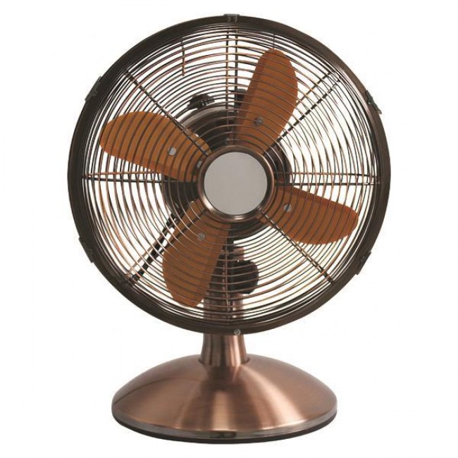 Ανεμιστήρας επιτραπέζιος σε χάλκινο χρώμα Φ30 40W