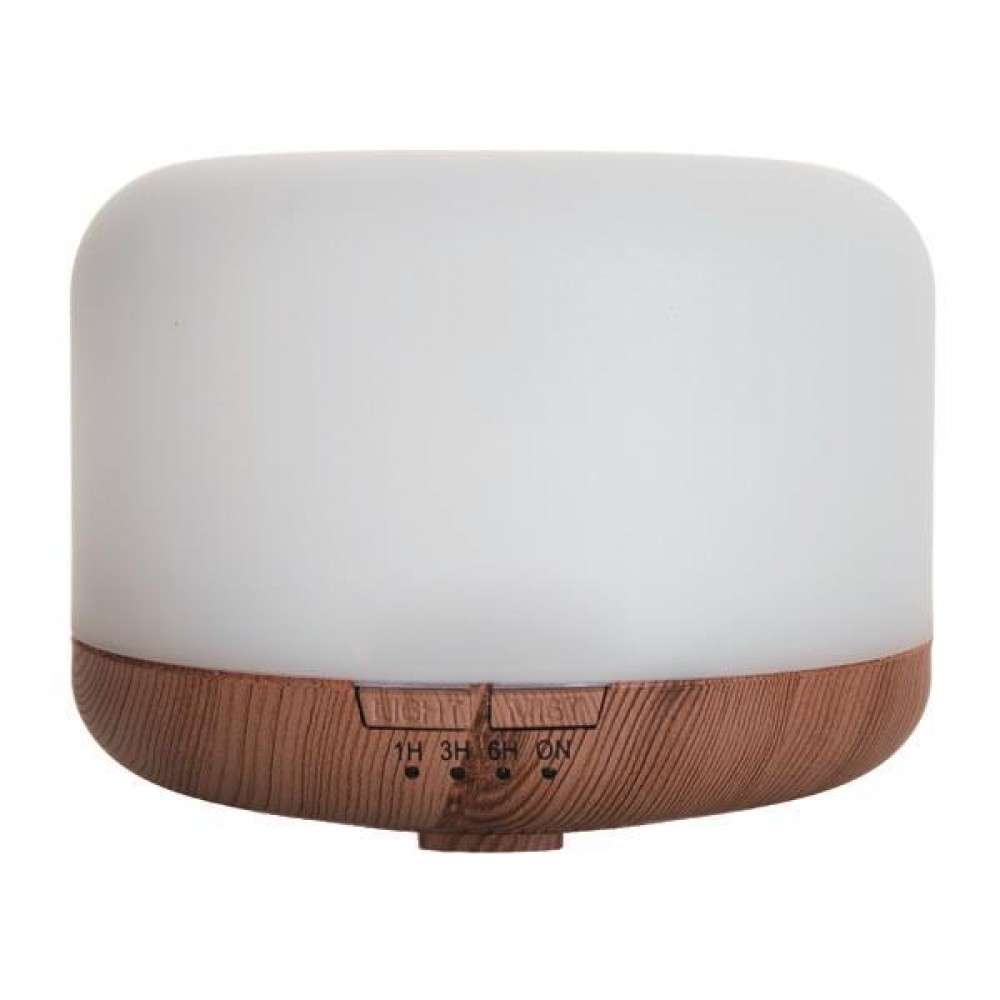 Υγραντήρας-συσκευή αρωματοθεραπείας από PP/ABS σε φυσικό/λευκό χρώμα 260ML 4W 13.8x13.8x10