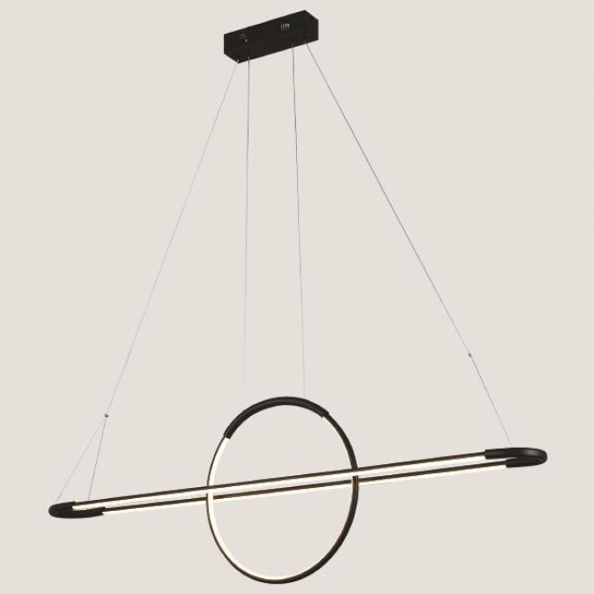 Φωτιστικό γραμμικό σε χρώμα μαύρο LED 45W 120x150