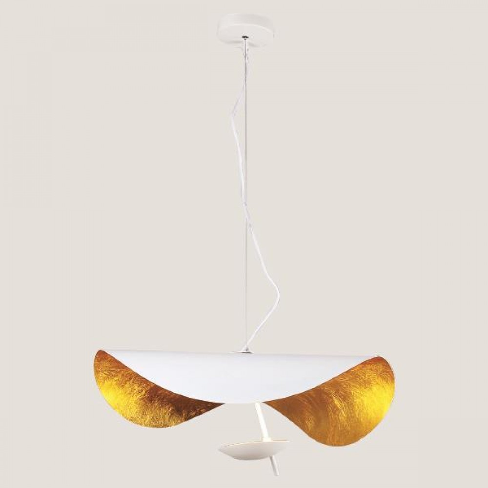 Φωτιστικό σε χρώμα χρυσό/λευκό LED 12W Φ60x130