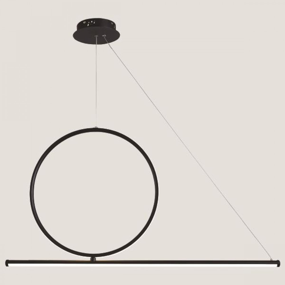 Φωτιστικό σε χρώμα μαύρο/λευκό LED 32W 100x18