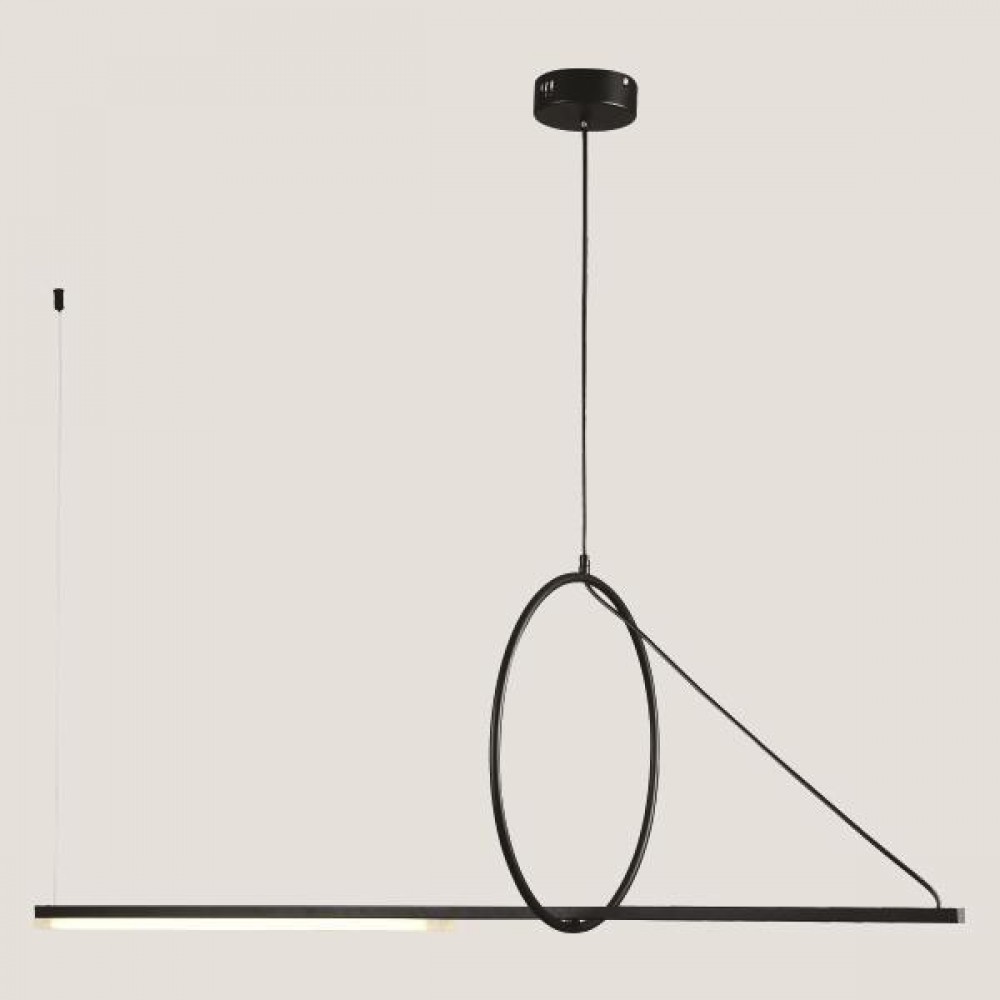 Φωτιστικό σε χρώμα μαύρο LED 15W 120x45