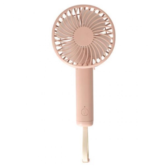 Ανεμιστήρας χειρός επαναφορτιζόμενος με usb σε χρώμα ροζ Φ9
