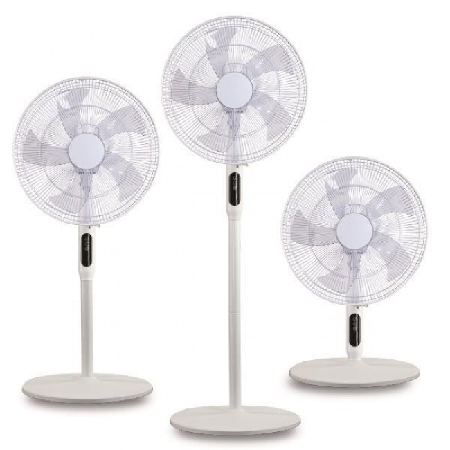 Ανεμιστήρας με ορθοστάτη 3ΣΕ1 σε χρώμα λευκό Φ45 25W