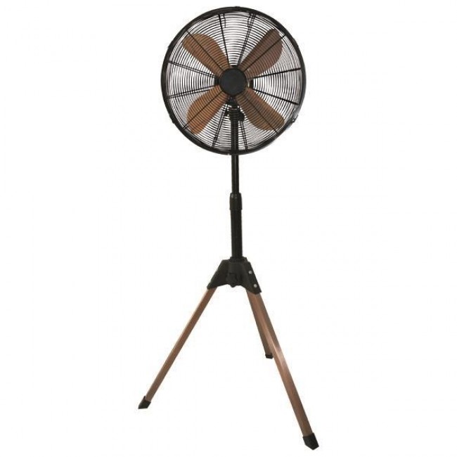 Ανεμιστήρας με τρίποδα σε χρώμα μαύρο/χάλκινο Φ40 60W