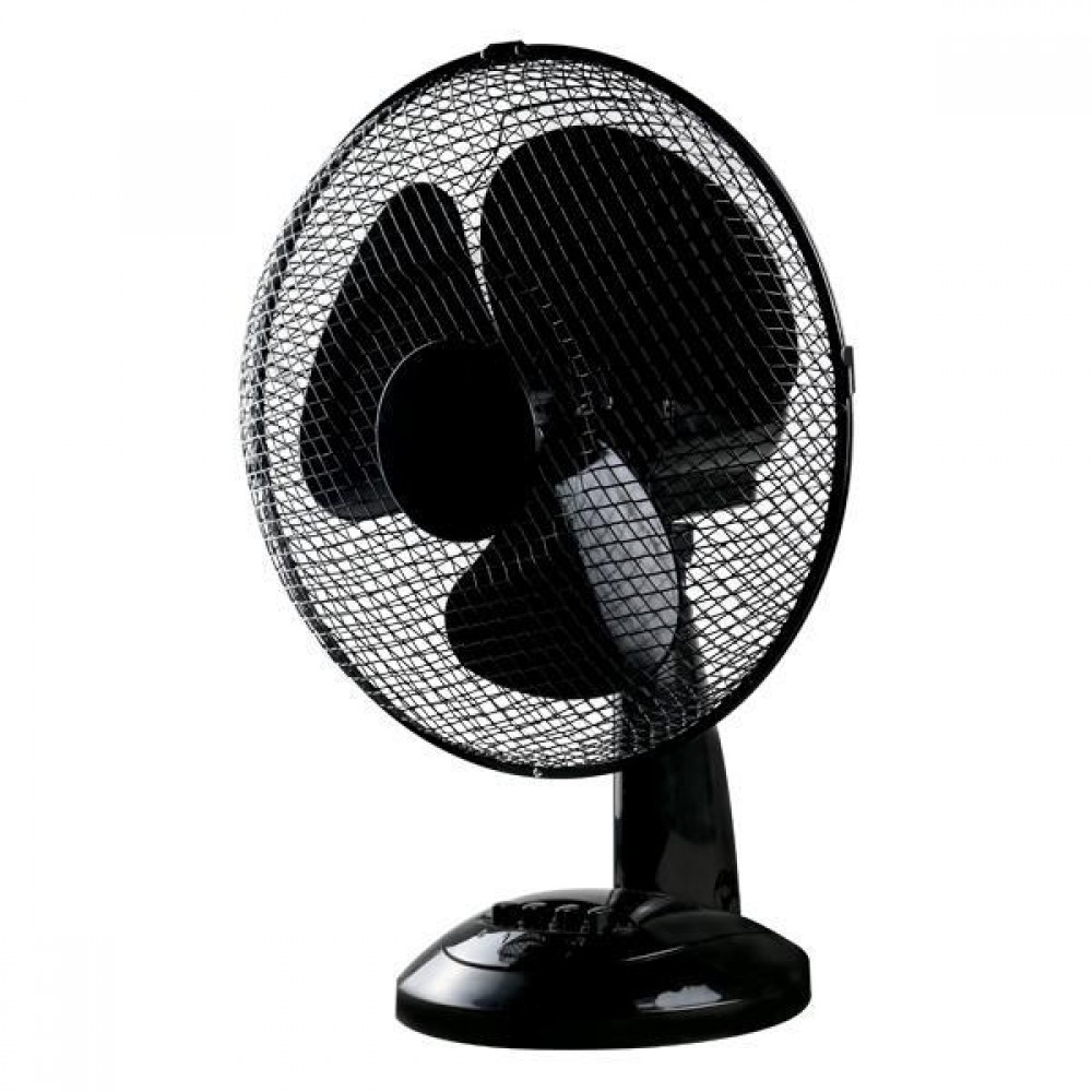 Ανεμιστήρας επιτραπέζιος σε χρώμα μαύρο Φ34 40W