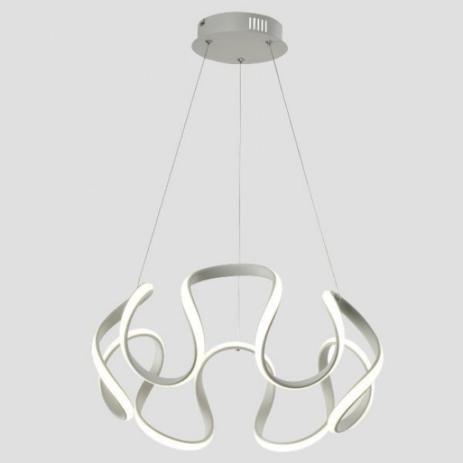 Φωτιστικό μονόφωτο από αλουμίνιο σε λευκό χρώμα LED 60W Φ52x120