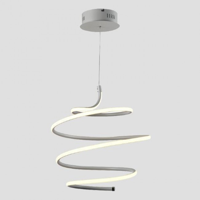 Φωτιστικό μονόφωτο από αλουμίνιο σε λευκό χρώμα LED 40W Φ43x120