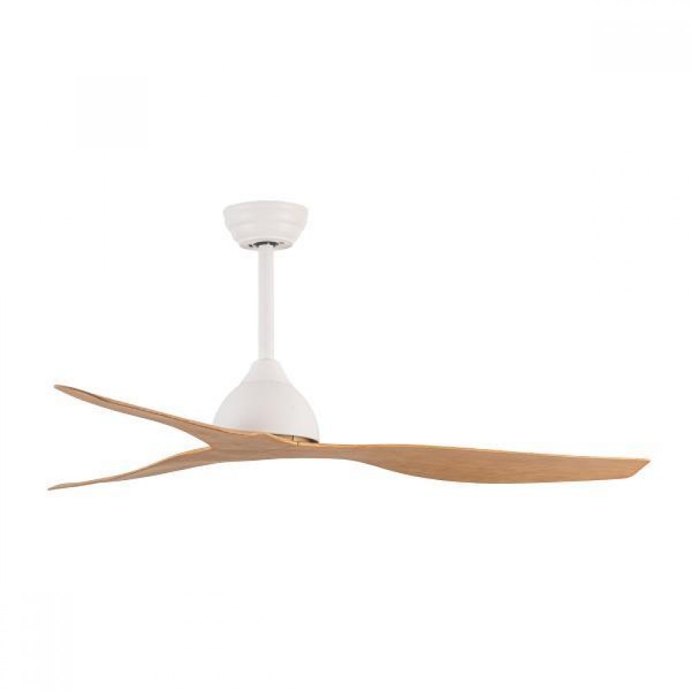 Ανεμιστήρας οροφής από μέταλλο σε λευκό/μπεζ χρώμα 30W DC Φ132x42