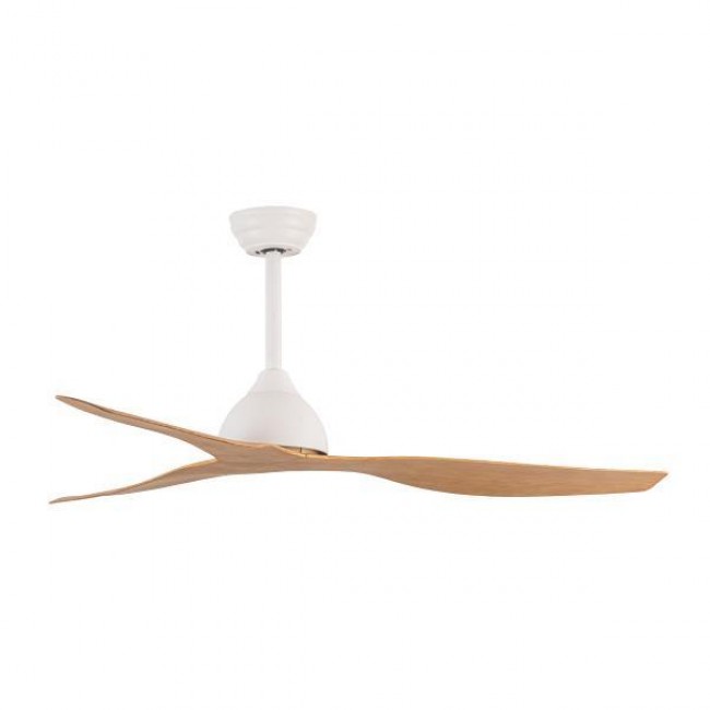 Ανεμιστήρας οροφής από μέταλλο σε λευκό/μπεζ χρώμα 30W DC Φ132x42
