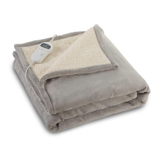 Ηλεκτρική κουβέρτα fleece με χειριστήριο 120W 180x130