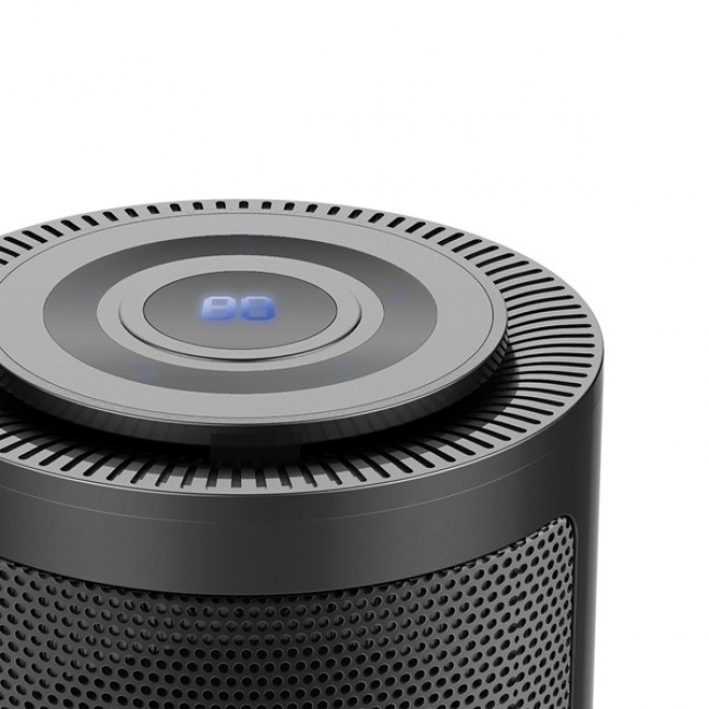 Αερόθερμο κεραμικό σε χρώμα μαύρο 1500W