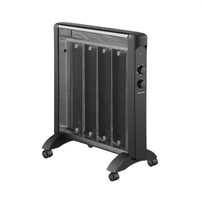 Θερμαντικό σώμα mica με θερμοστάτη σε μαύρο χρώμα 2000W 55x26.5x61.5