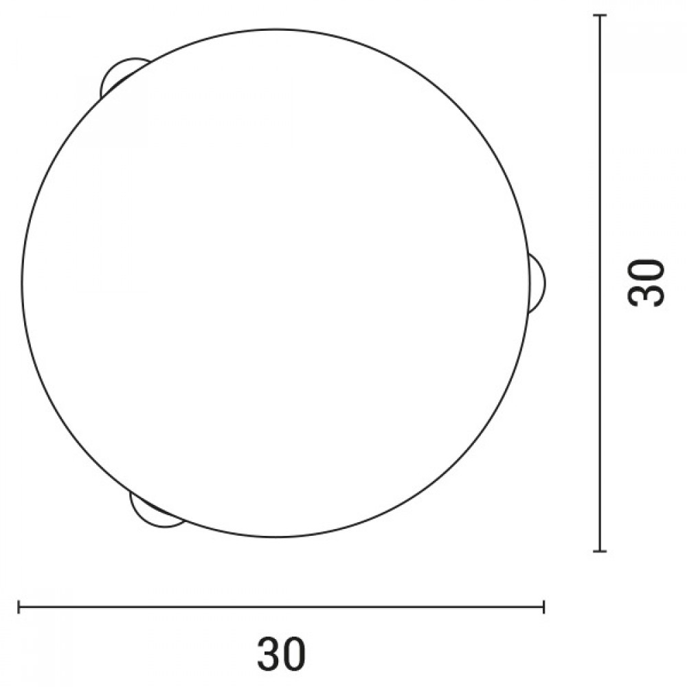 Πλαφονιέρα τοίχου από μέταλλο/γυαλί σε λευκό/νίκελ χρώμα Φ30