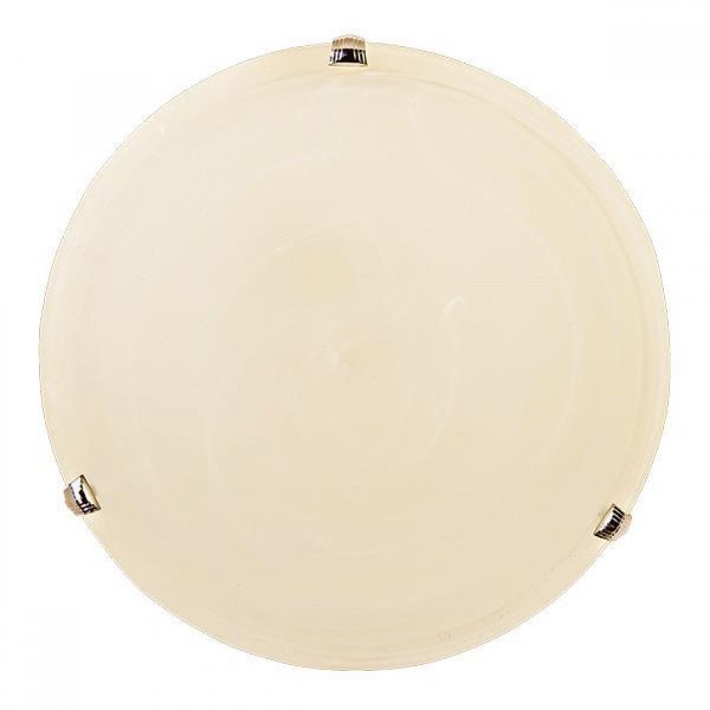 Πλαφονιέρα τοίχου "ERIS" από μέταλλο/γυαλί σε μελί/μπρονζέ χρώμα Φ30