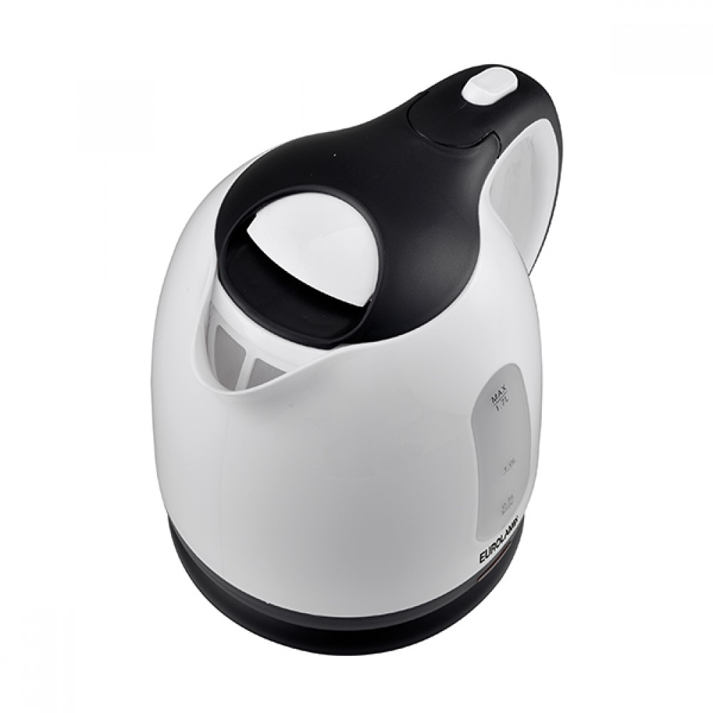 Ηλεκτρικός βραστήρας 1,7L από πλαστικό σε λευκό/μαύρο χρώμα 1850-2200W