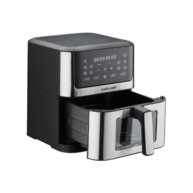 Φριτέζα αέρος με αποσπώμενο κάδο 8L σε χρώμα μαύρο 1800W