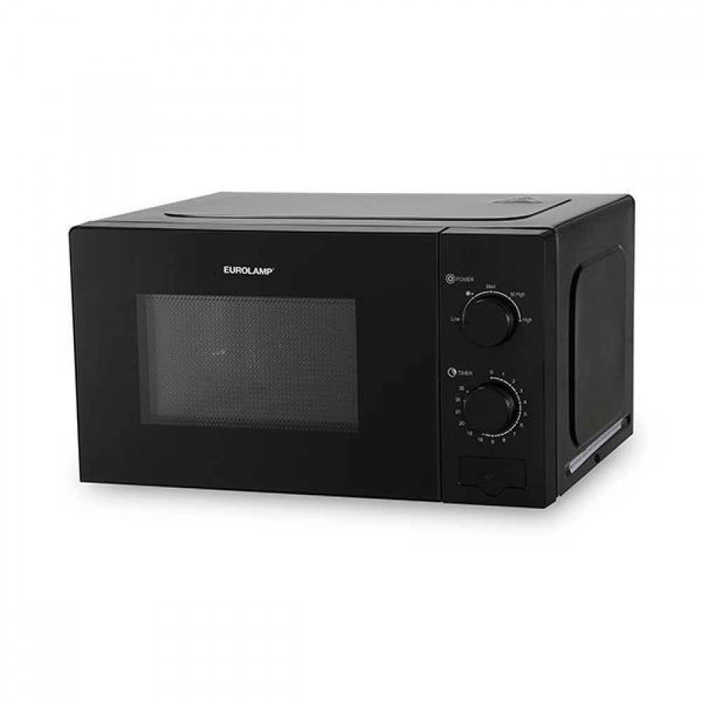 Φούρνος μικροκυμάτων 20L σε χρώμα μαύρο 700W