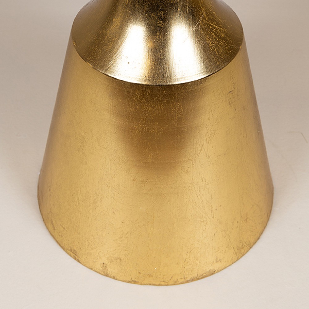 Τραπέζι βοηθητικό από μέταλλο σε χρώμα χρυσό Φ39x67