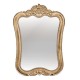 Καθρέπτης από ξύλο σε χρώμα χρυσό 49x69x2