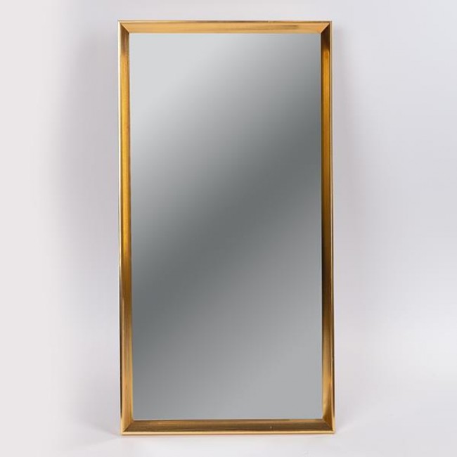 Καθρέπτης πλαστικός σε χρώμα χρυσό 30x2.5x60
