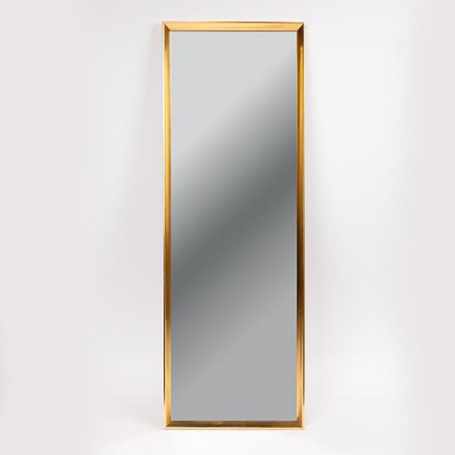 Καθρέπτης πλαστικός σε χρώμα χρυσό 30x2.5x90