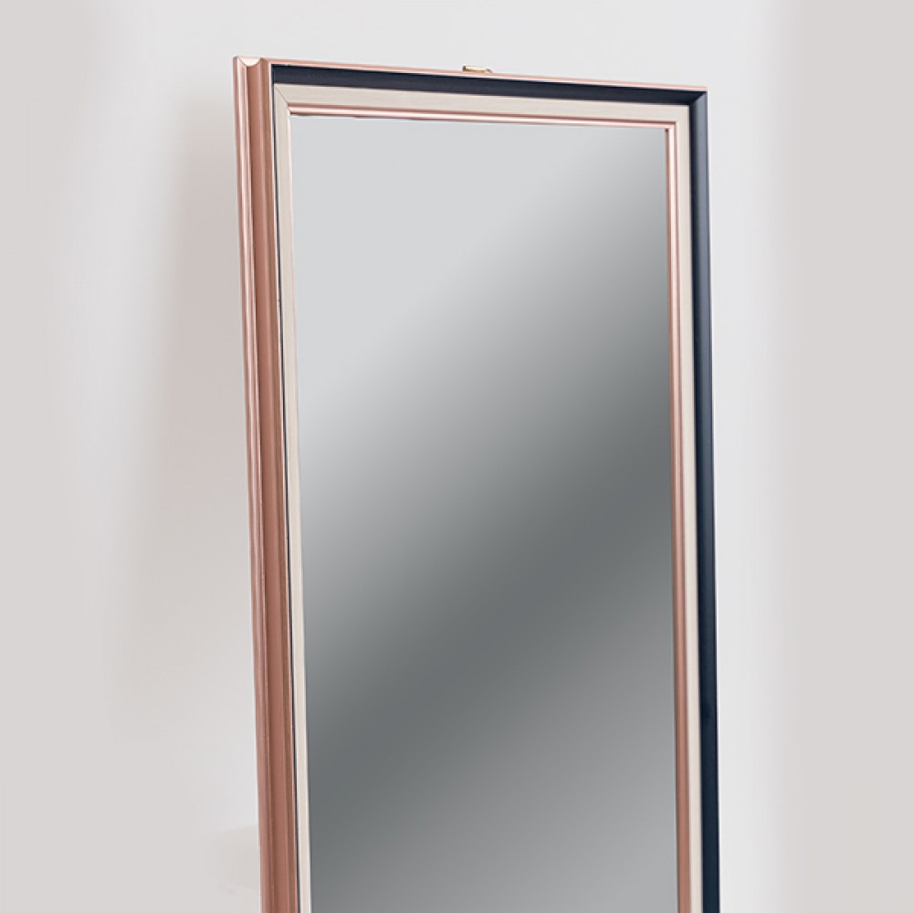 Καθρέπτης πλαστικός σε χρώμα χρυσό 30x1.5x60